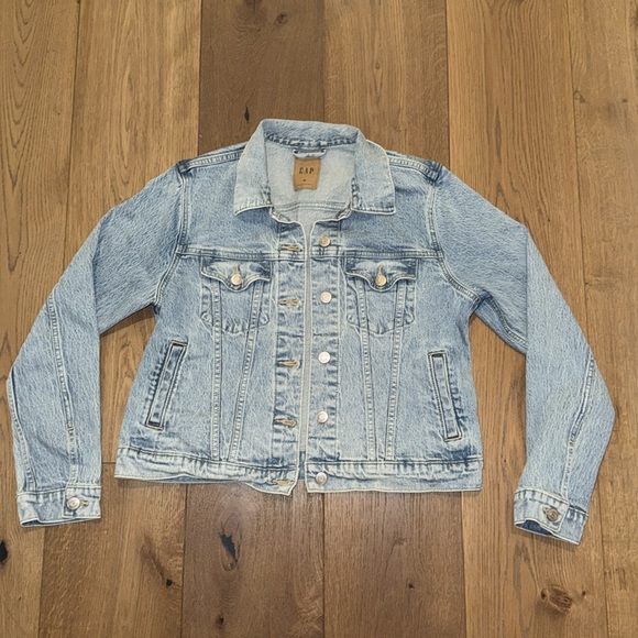 Gap Icon Jacket with Washwell in Light Wash - Picture 5 of 7